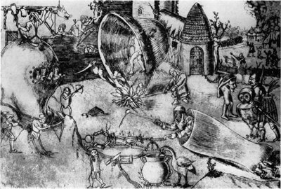 Grotesque Battle Scene by Hieronymus Bosch
